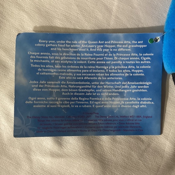 Disney Store A Bugs Life Plush - Picture 4 of 10